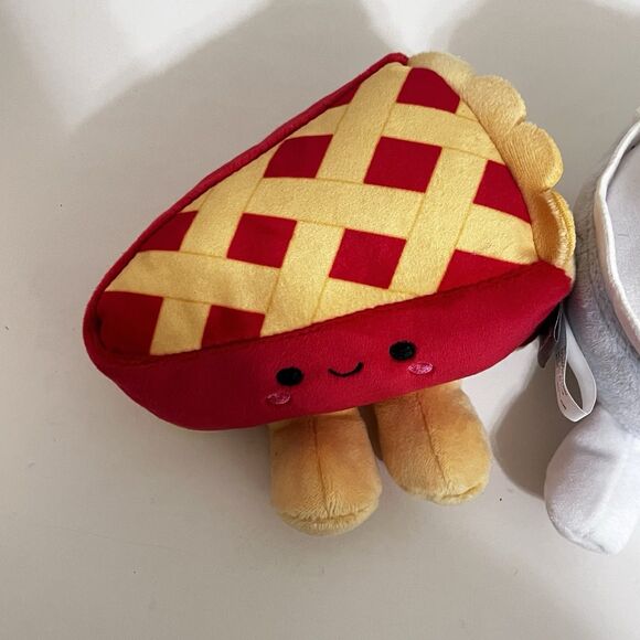 Hallmark Better Together Cherry Pie and Ice Cream Magnetic Plush Pair Set w/ TAG - Picture 4 of 11